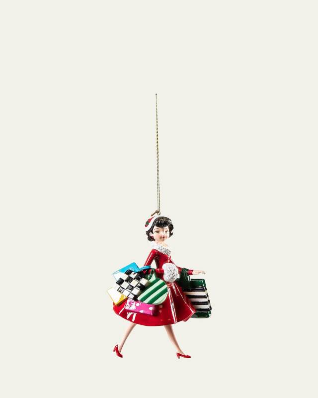Wonderful Life Shopper Holiday Ornament